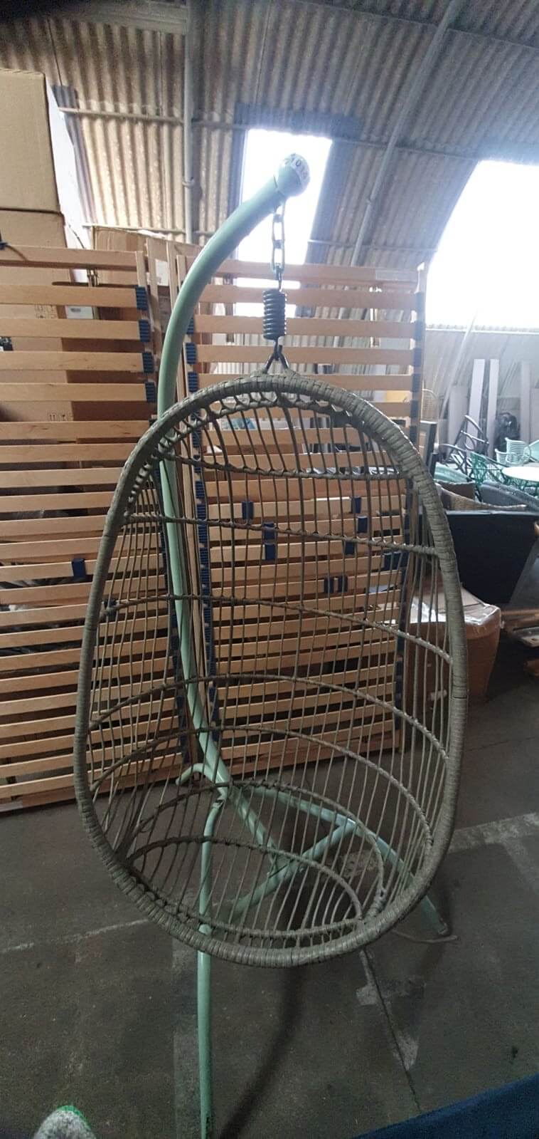 JOHN LEWIS CABANA POD CHAIR, 110x80x195cm