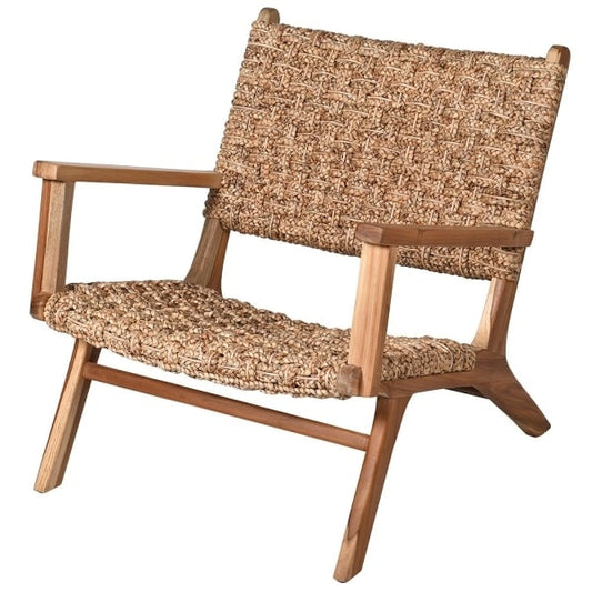 Hand Braided Rattan Armchair, 77x70x78cm