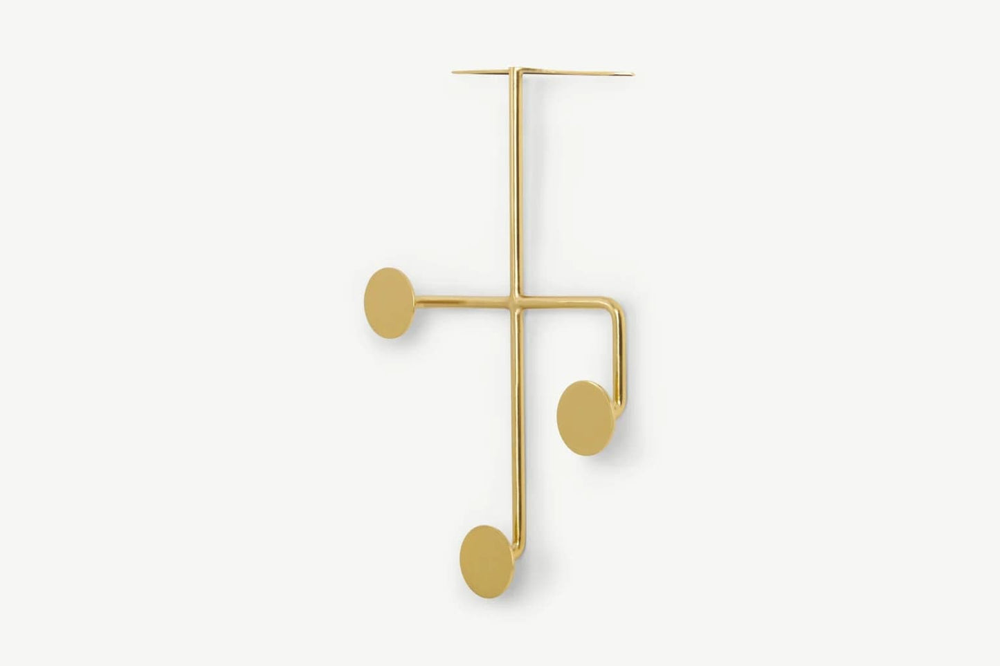 Bran Over The Door Hooks, Brushed Brass