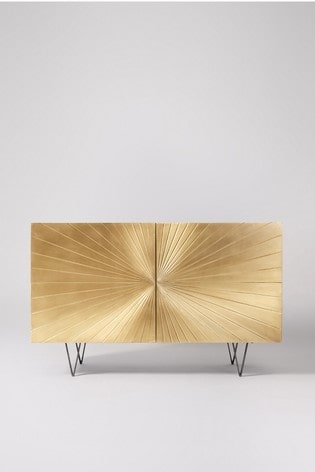 Ziggy Sideboard, Brass, 45x120x75cm