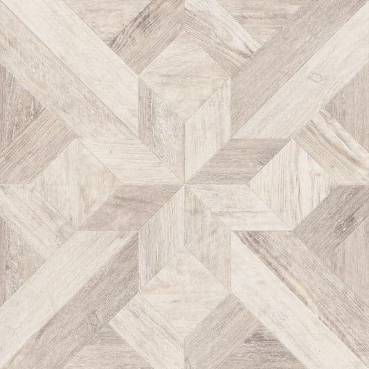 Heritage Cedar Grey Parquet Wood Effect Floor Tile 60.5 x 60.5
