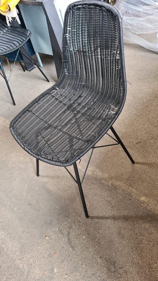 Black Dining Chair, 45 x 45 x 85cm