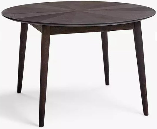 JOHN LEWIS & PARTNERS IONA DARK DINING TABLE, 120x165x75cm