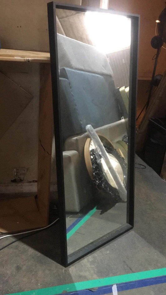 Mirror Rectangular, Black, 65x150cm