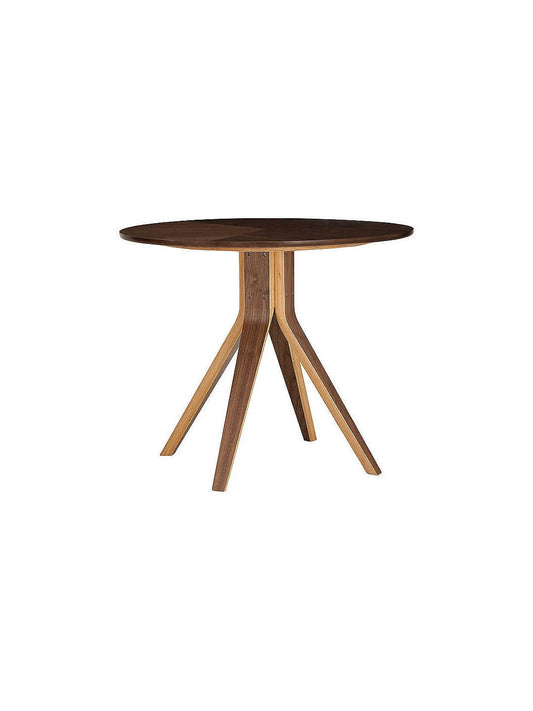 HOUSE BY JOHN LEWIS RADAR 4 SEATER ROUND DINING TABLE IN WALNUT, 0x90x75cm