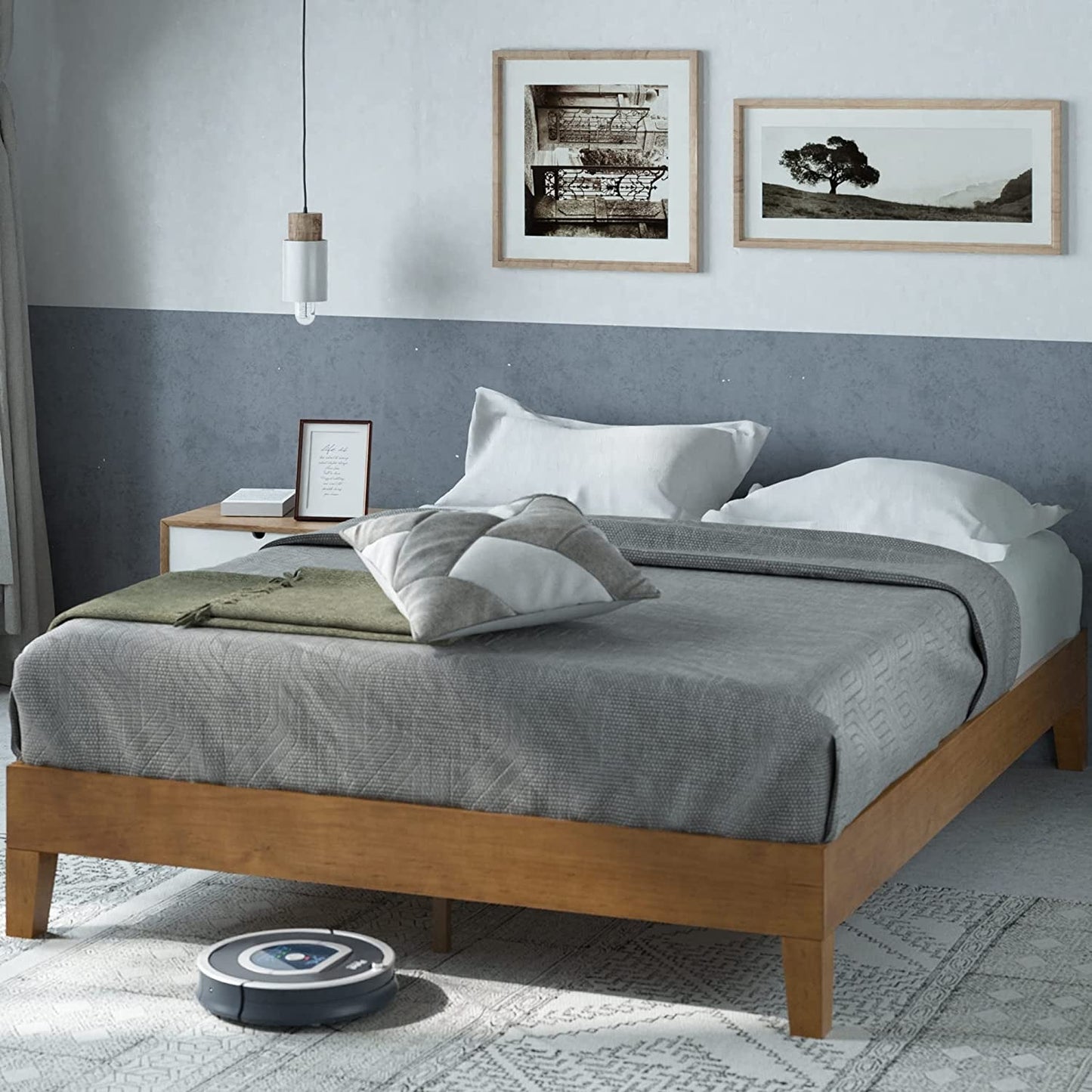Zinus Alexia Wood Platform, Single Bed