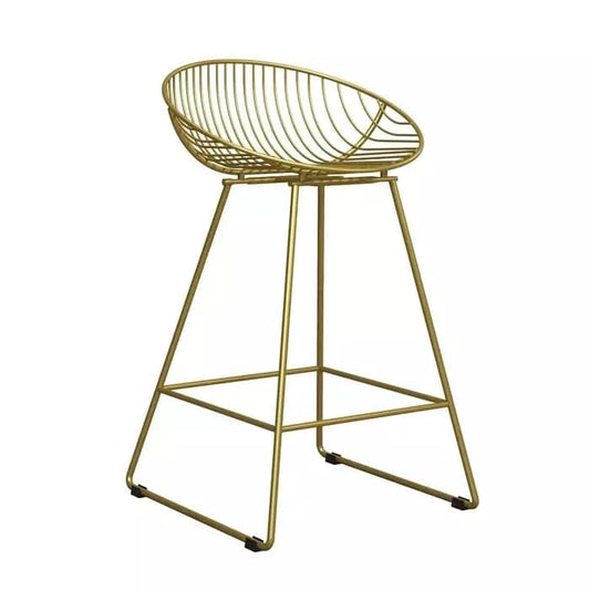 Brass Bar Stool, 48x46x77.7cm