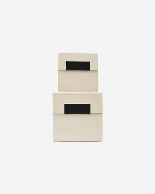 Storage w. lid, Birch, Beige