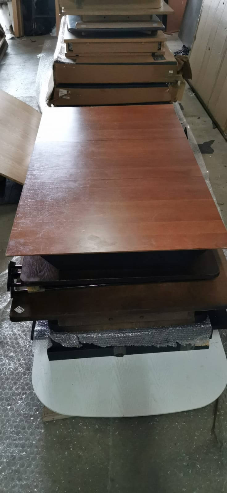 White Dining Table, 80x140x190cm