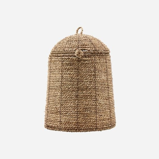Basket w. lid, Rama, Natural