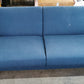 Blue Sofa bed 2 seats, 60x120x80cm