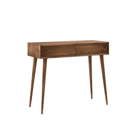 Solid Walnut Console Table, 38x95x80cm