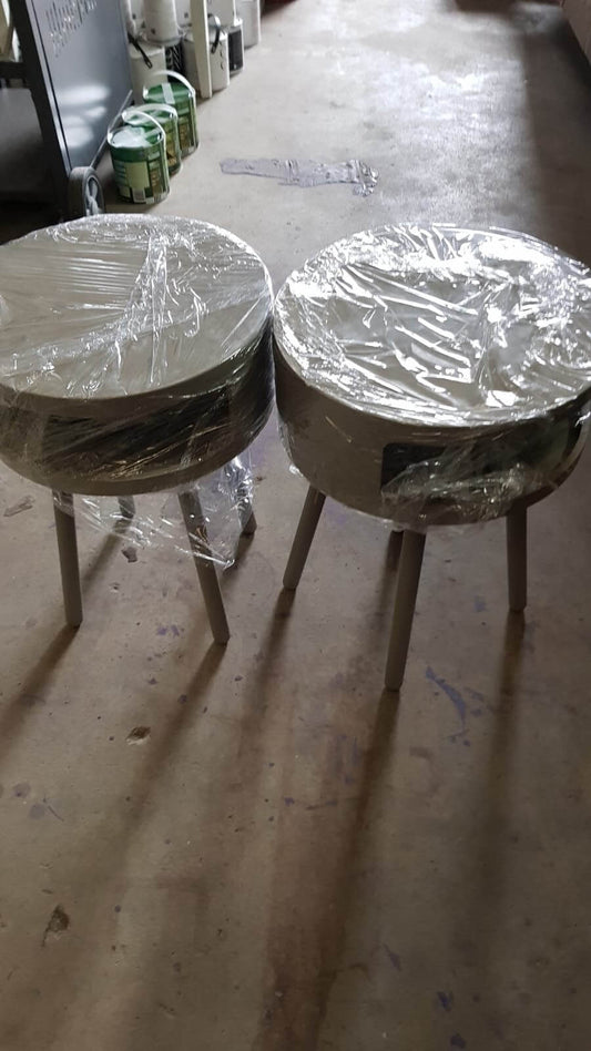 Beige Bedside Table, 0x40x56cm