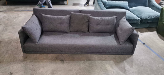 Grey Sofabed 3 Seates, 45x200x70cm