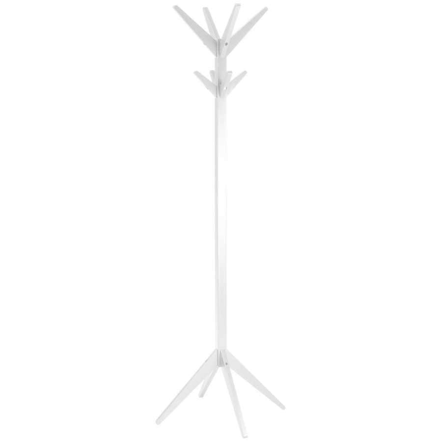 WOOOD Studio Coat Stand - White, 45x45x178cm