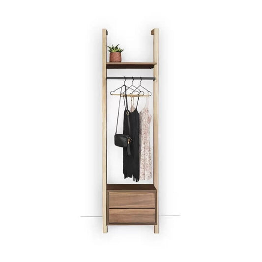 Compactor Ordena 50cm Wide Wadrobe Rail, 50x35x218cm