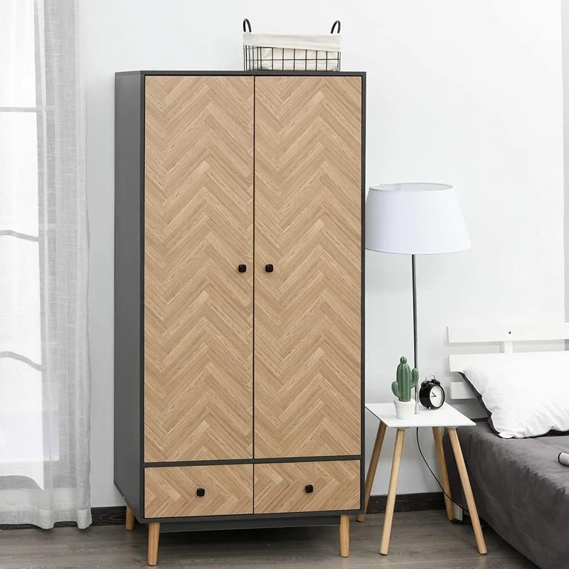 Collison 2 Door Wardrobe, 50x90x190cm