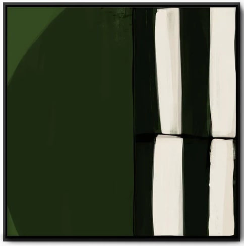Field Day Framed Abstract Canvas Art 81.30 X 81.30