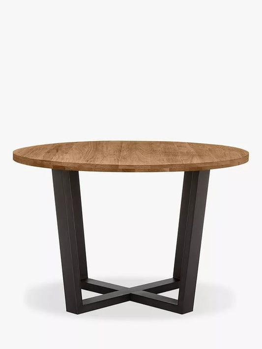 JOHN LEWIS & PARTNERS CALIA ROUND DINING TABLE - OAK, 0x120x76cm