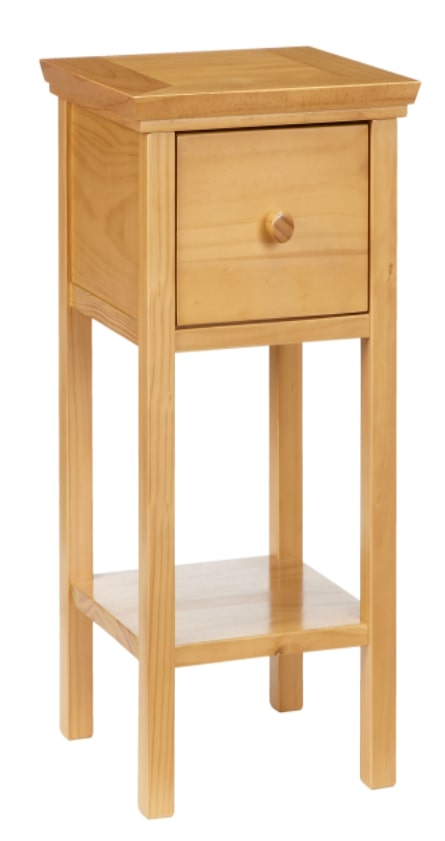 JOHN LEWIS & PARTNERS WILTON 1 DRAWER BEDSIDE CABINETS IN OAK, 32x31.2x55cm