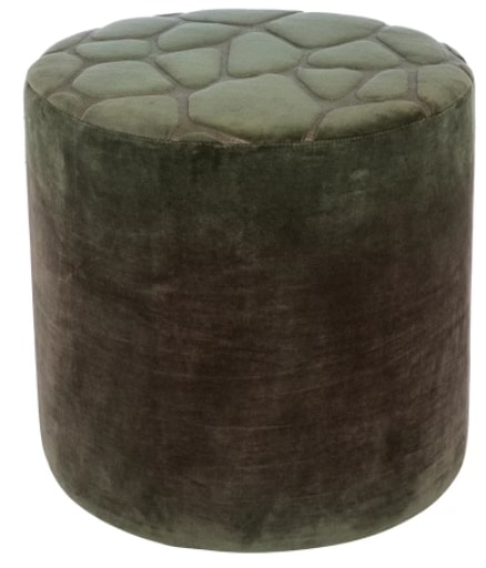 GLOBAL EXPLORER Velvet Giraffe Pouf, 0x45x45cm