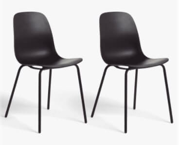 John Lewis Whitby Dining chair in black
