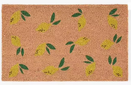 John Lewis & Partners Lemons Door Mat, 0x45x75cm