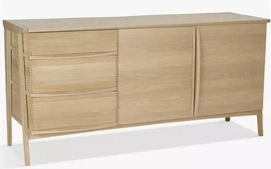 Duhrer Large Sideboard In Oak, 165x53x80cm