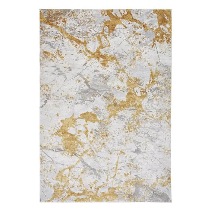 Braud Flatweave Ochre/Grey, 290 x 200cm
