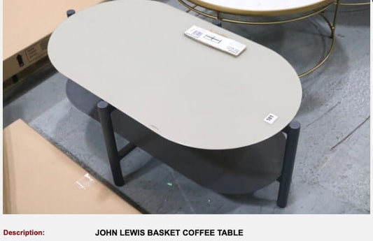 JOHN LEWIS BASKET COFFEE TABLE