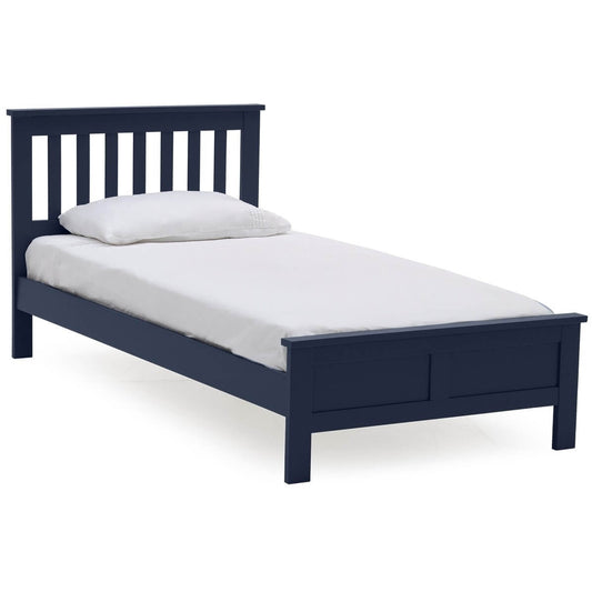 Willow Single Bed - 3' Blue, 98x196x88cm