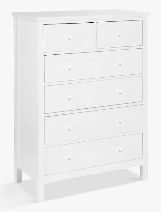 WILTON 6 DRAWER CHEST, 44x87x119cm