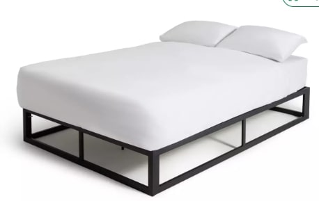 Habitat Platform Small Double Metal Bed Frame, 196x126x28cm
