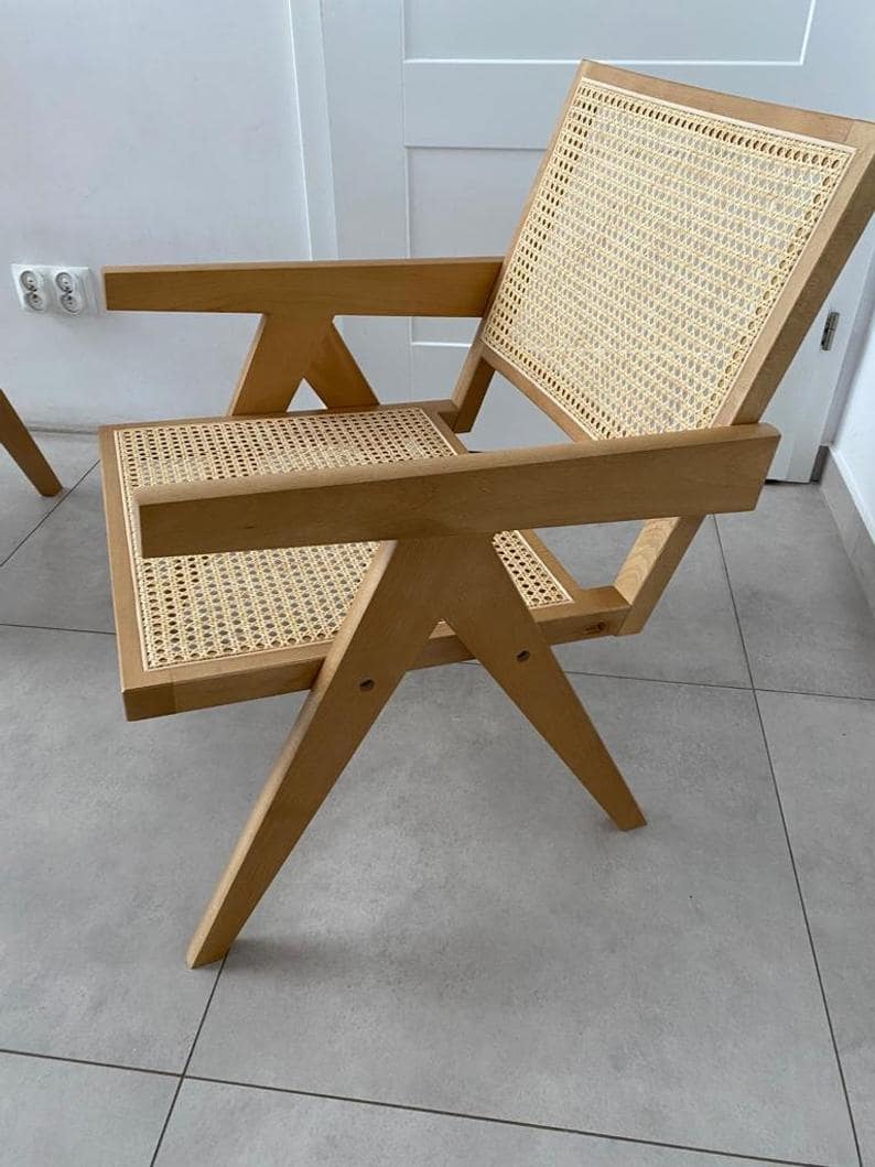Easy Lounge Chair rattan wattle splot, 51x57x73cm