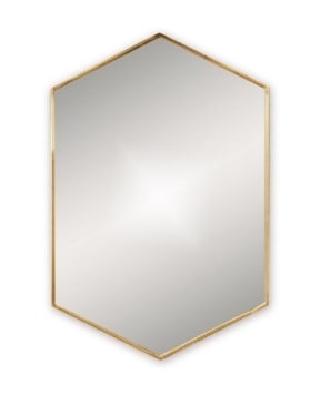 Hexagon Mirror, 60x90cm