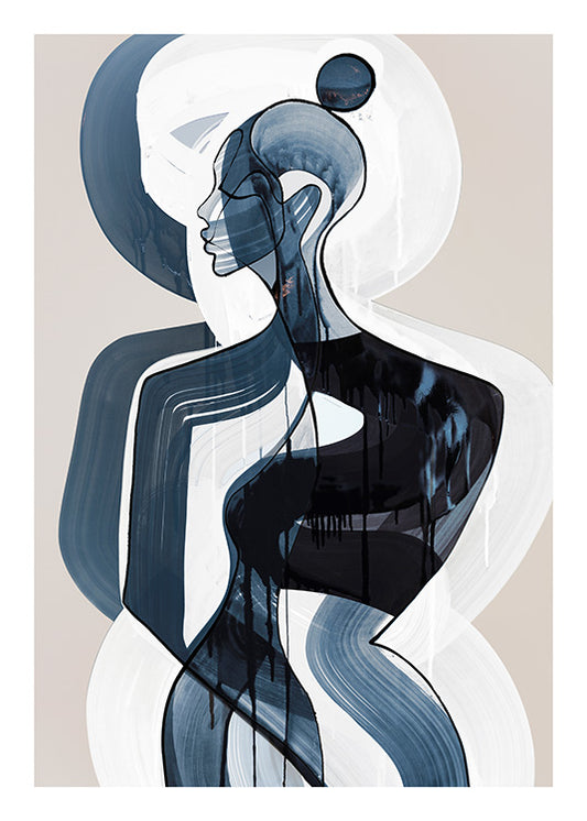 PEYTIL – BLAU SERENITY POSTER