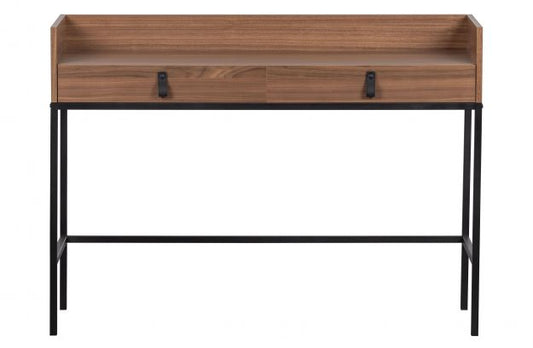 BOOKAZINE DESK WALNUT VENEER, 87x120x44cm