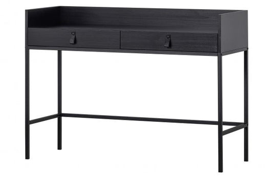 BOOKAZINE DESK PINE BLACK, 87x120x44cm