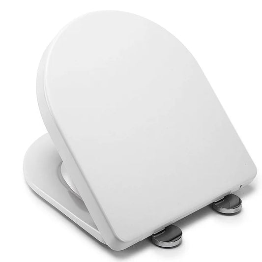 Croydex Flexi-Fix Eyre D-Shape White Toilet Seat